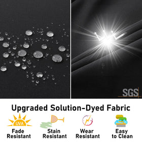Topotdor 2-inch foam padding delivers supportive comfort to reduce pressure during long sits.