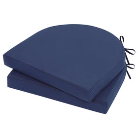 Topotdor outdoor chair cushions set of 2 in royal blue for comfortable outdoor seating