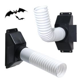 TOPOWN bat exclusion device one-way door at attic opening for humane removal.