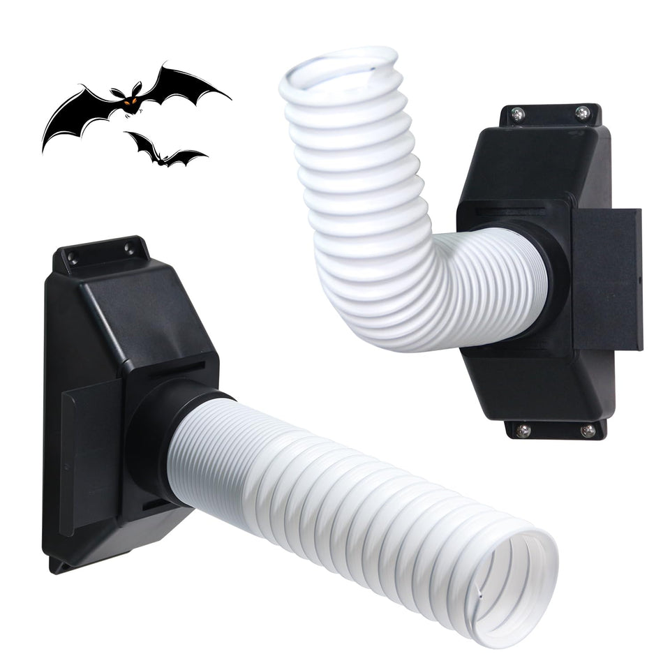 TOPOWN bat exclusion device one-way door at attic opening for humane removal.