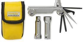 TopSaw TSPWP multitool with waterproof nylon sheath for safe outdoor storage.