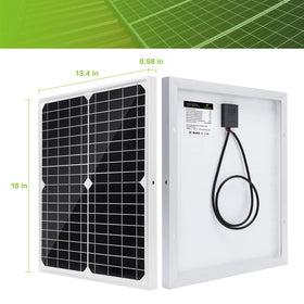 Topsolar 10A charge controller protecting battery health