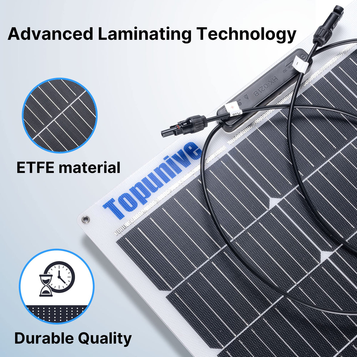 Topunive 9BB monocrystalline cells for higher efficiency