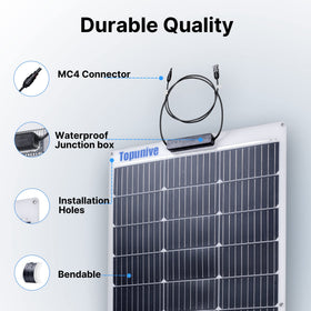 Topunive lightweight panel with pre-drilled holes for quick mounting