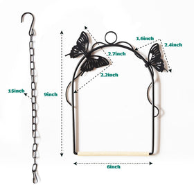 TopWoot hummingbird swing rustproof chains emphasize durable hanging.