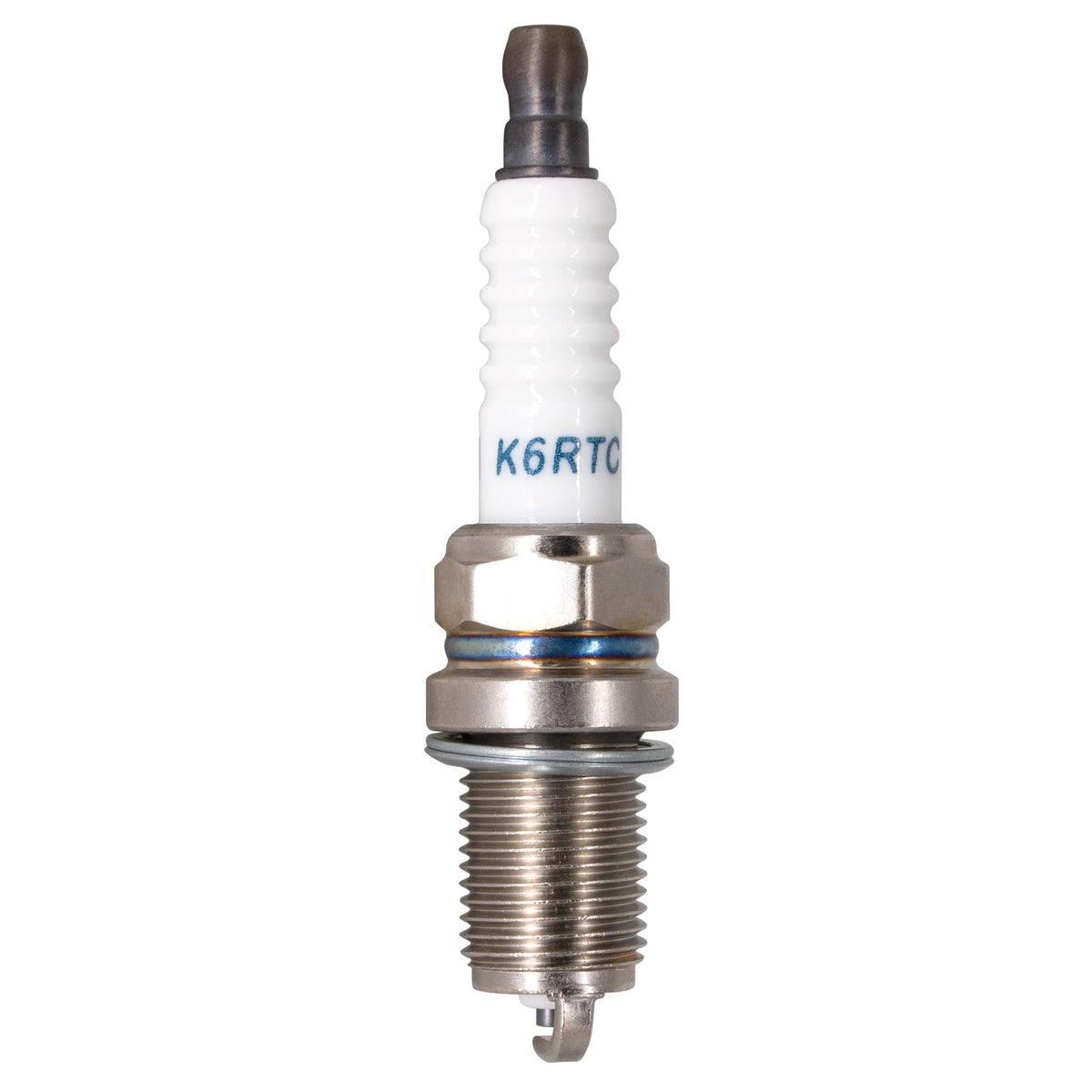 TORCH K6RTC spark plug close-up showing durable electrode for easy starts