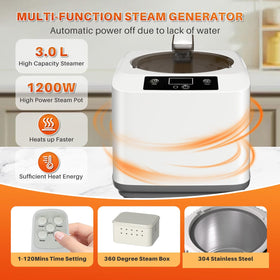TOREAD 304 stainless steel steam pot ensures leak-proof heat during use