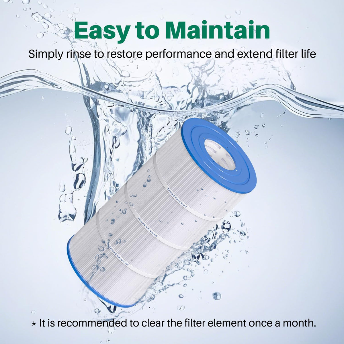 TOREAD high-performance-filtration-area delivers greater filtration capacity