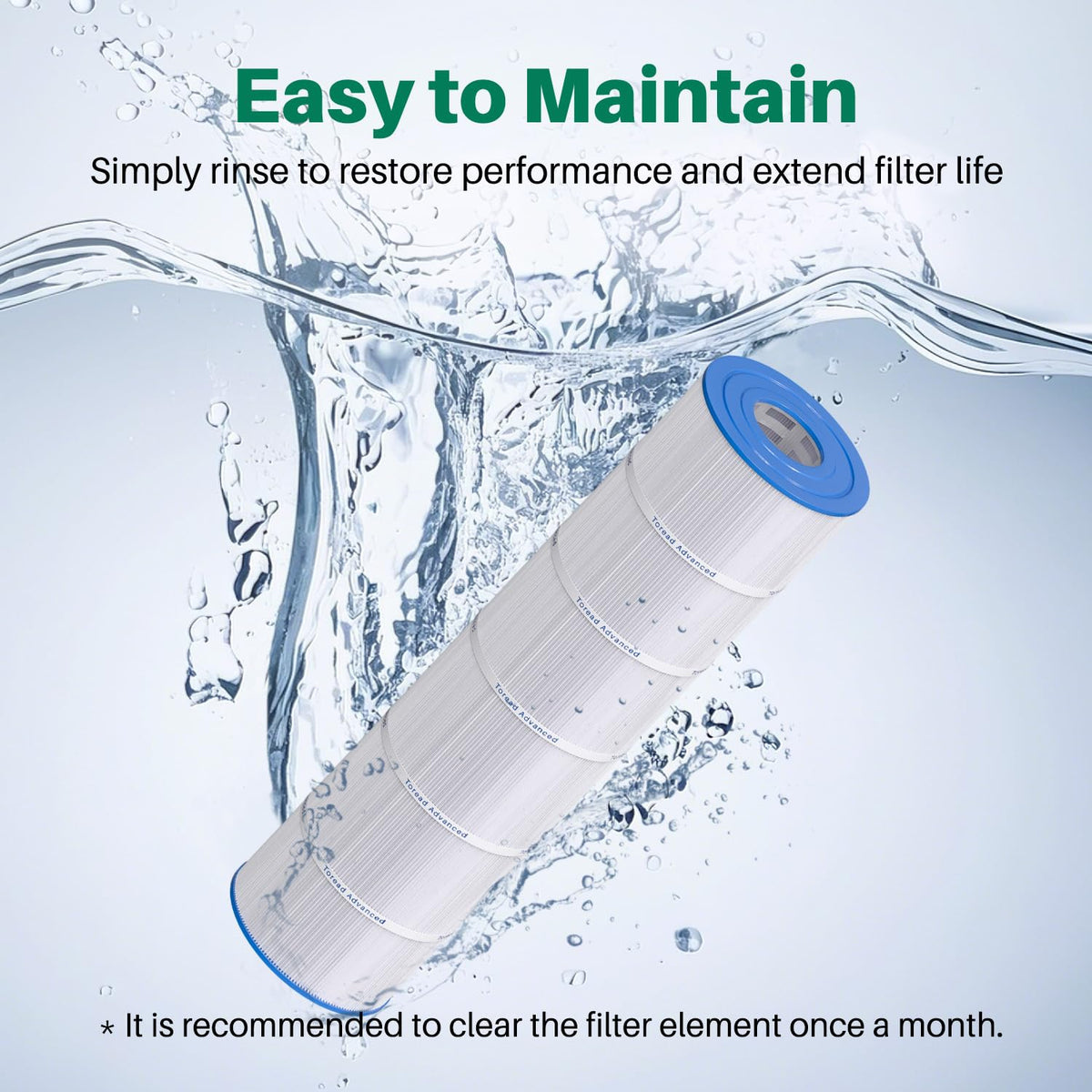 TOREAD PJAN115 heavy-use design supports high-flow pool operation.
