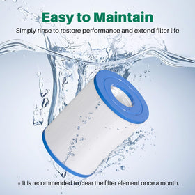TOREAD PRB25SF filter dimensions: length 6 5/8 inches, outer 5 inches