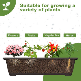 TOREVSIOR plant pots close-up with drainage holes for healthy watering.