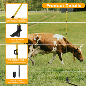 Toriexon adjustable-height post enables customized wire placement