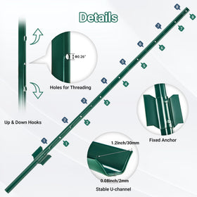 Toriexon anchor plate stability, keeps posts steady over time.