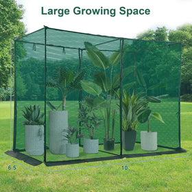 Toriexon Crop Cage frame structure provides sturdy support for tall crops.
