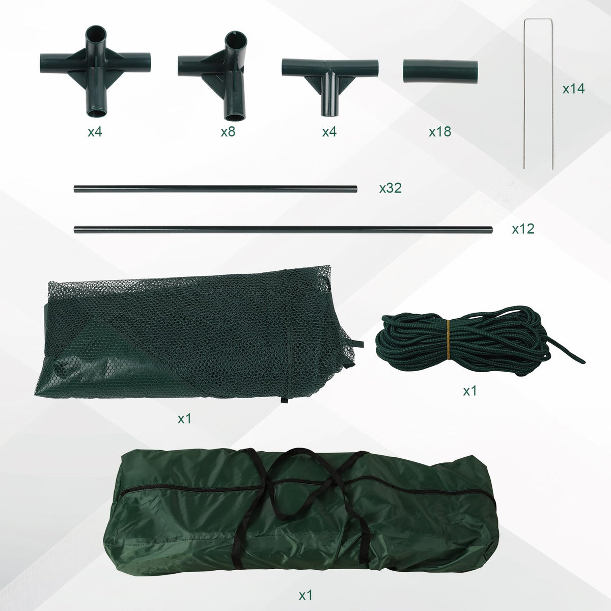 Toriexon Crop Cage storage bag helps tidy and store after harvest.