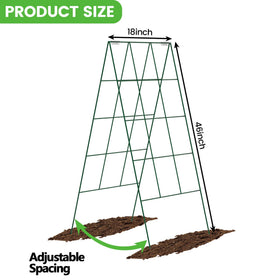 Toriexon Easy-Assembly Cucumber Trellis simplifies setup without tools.