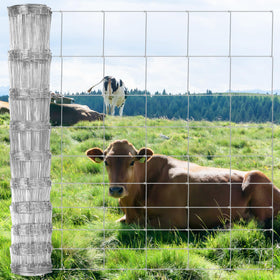 Toriexon farm fence in use, 4.5ft by 164ft, ideal for livestock containment.