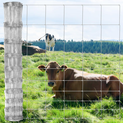 Toriexon farm fence in use, 4.5ft by 164ft, ideal for livestock containment.