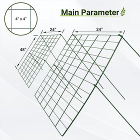 Toriexon garden trellis setup supports climbing vegetables efficiently.