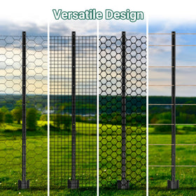 Ground drive with hammer to set Toriexon no-dig posts securely