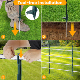Toriexon weather-resistant fence post ideal for outdoor environments