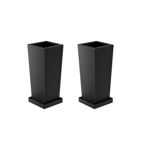 Toriexon metal tall planter during assembly shows durable weather-ready design for outdoors