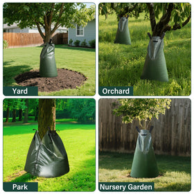 Overall solution for time-saving, water-efficient irrigation in yards and orchards.