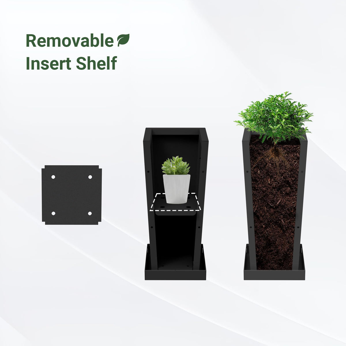 Toriexon outdoor planter set on balcony corner adds versatile greenery
