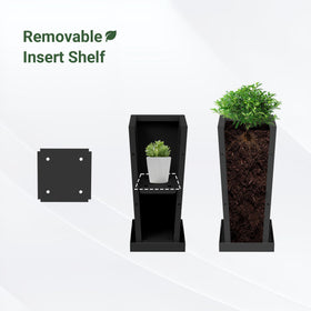 Toriexon outdoor planter set on balcony corner adds versatile greenery