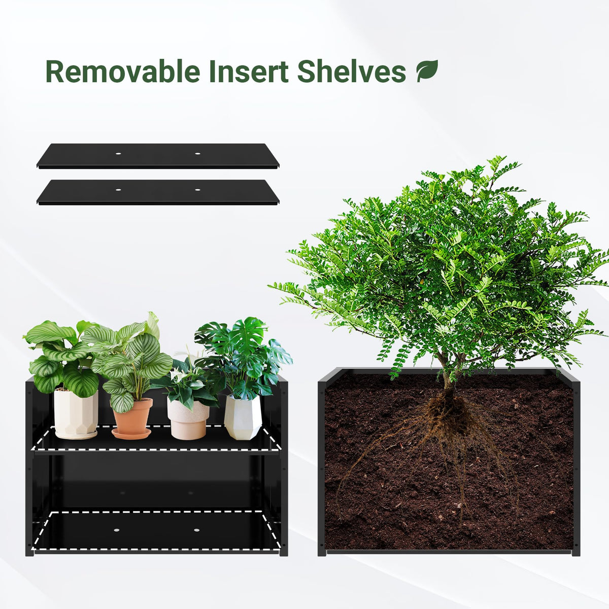 Toriexon planter with pre-drilled drainage holes for healthy watering