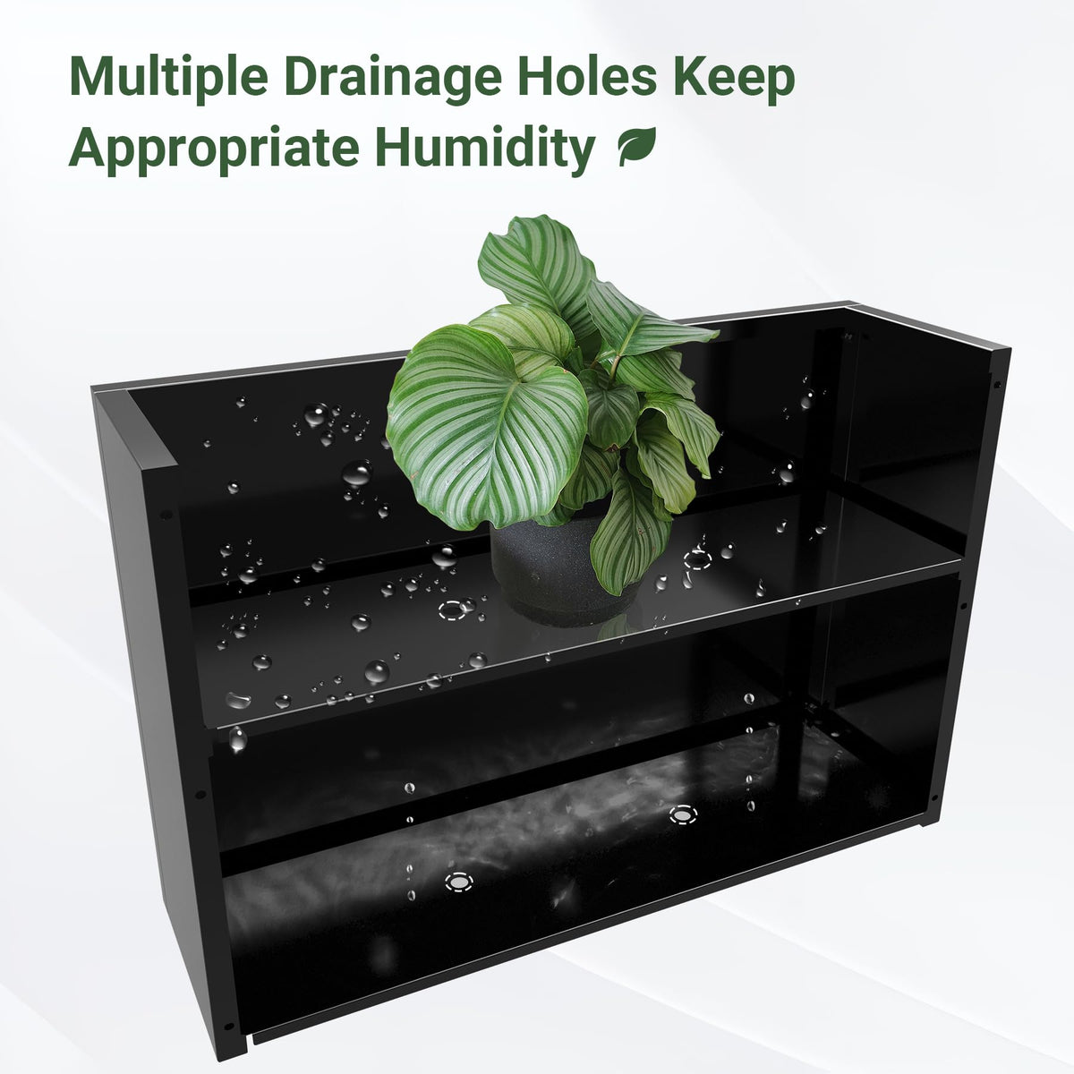 Toriexon planter offers a spacious rectangle for vegetables, flowers, or herbs