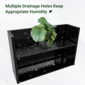 Toriexon planter offers a spacious rectangle for vegetables, flowers, or herbs