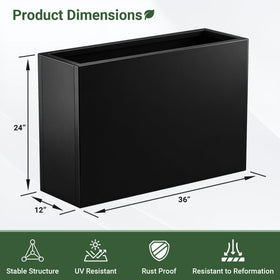 Toriexon planter with UV-resistant coating preserves color under harsh sun