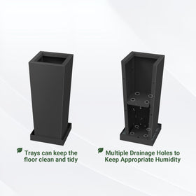 Toriexon rust-resistant coating keeps planters durable in sun and rain