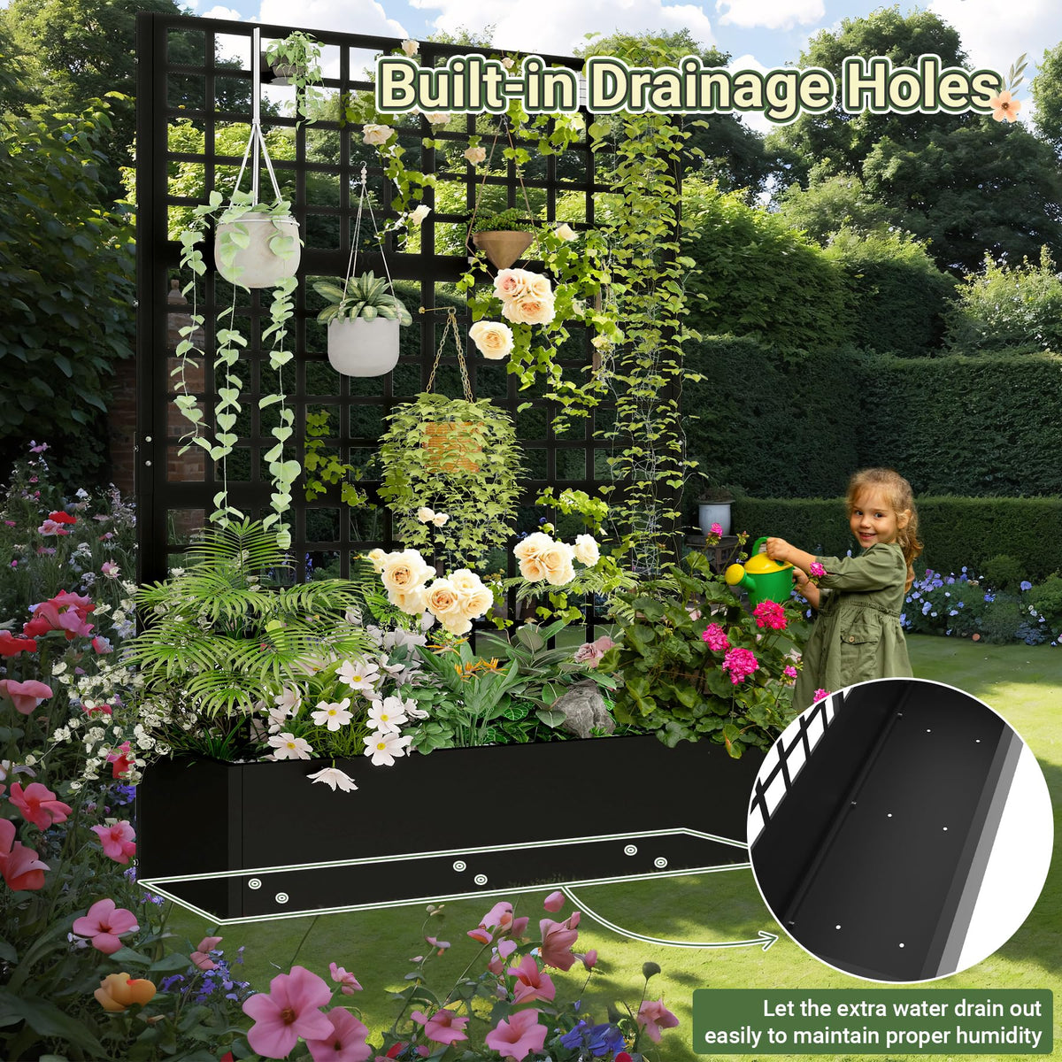 Toriexon space-layer design adds depth to balcony garden.