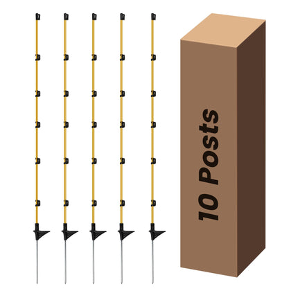 Toriexon step-in post for quick, secure ground insertion