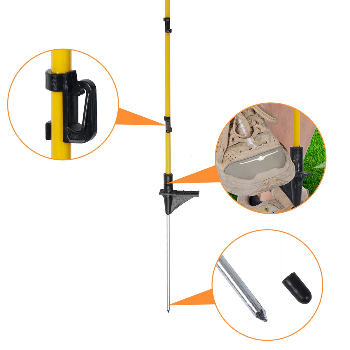 Toriexon fence posts support reliable containment for farm, yard, and pets.
