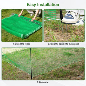Toriexon temporary fence backyard-use portability enables flexible pet zones