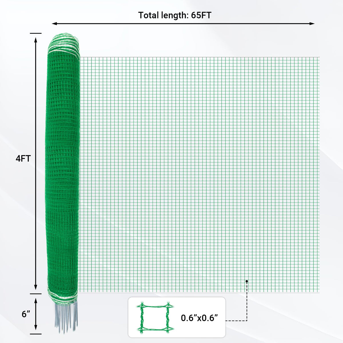 Toriexon temporary fence double-spiked-posts for secure poultry pens