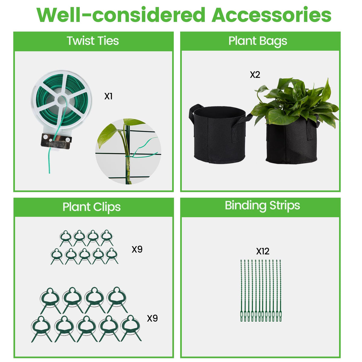 Toriexon vertical growing space maximizes light exposure for vines