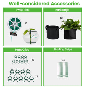 Toriexon vertical growing space maximizes light exposure for vines