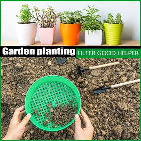 TORINALITAL small-rocks filter sifter helps separate gravel for pure soil.