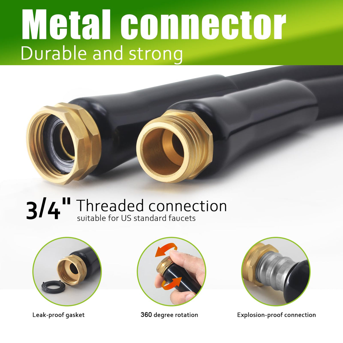 Torioweg leak-free alloy fittings provide secure, drip-free connections for daily use.