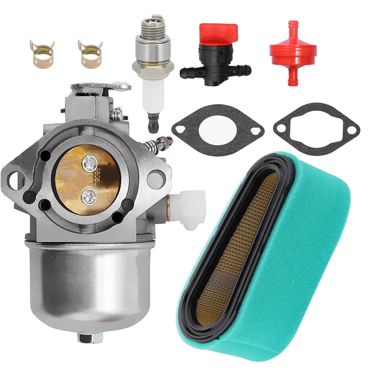 Tormudaca carburetor kit installed on Briggs & Stratton engine for reliable starts