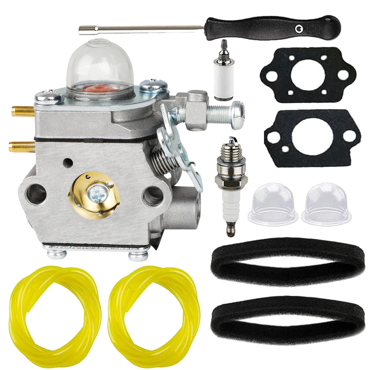 Tormudaca carburetor tune-up kit components for Craftsman engines, ready for install