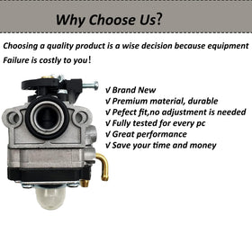 Tormudaca spark plug included for reliable ignition and easier starts.