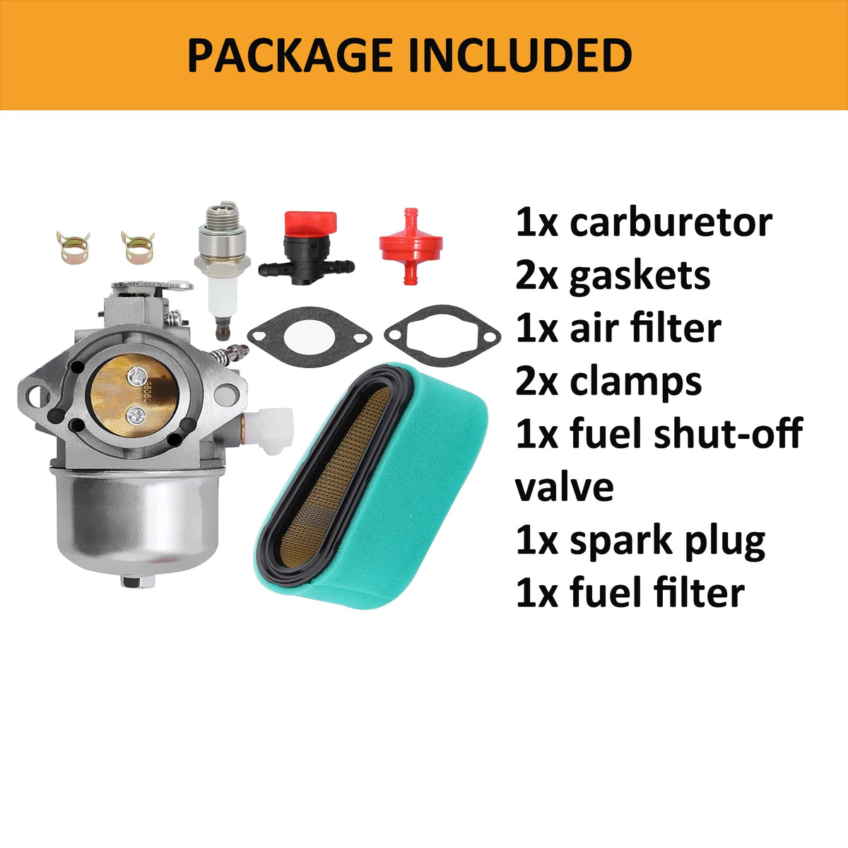 Tormudaca complete tune-up kit includes all components for quick replacement