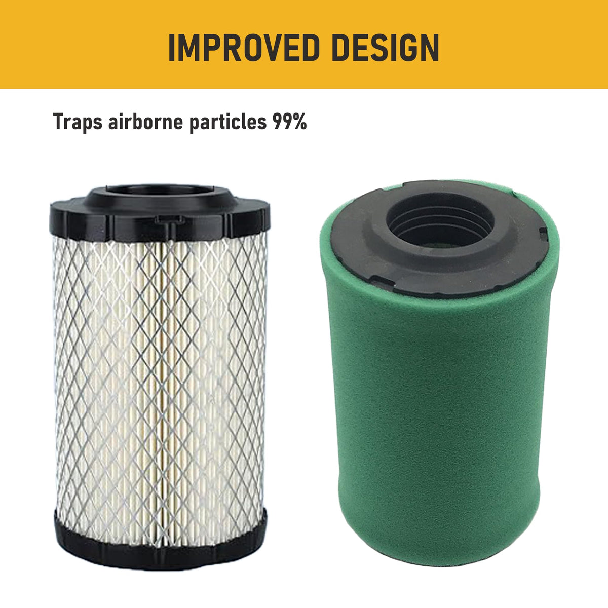 Tormudaca Kohler 7000-series air filter ensures snug seal and debris protection