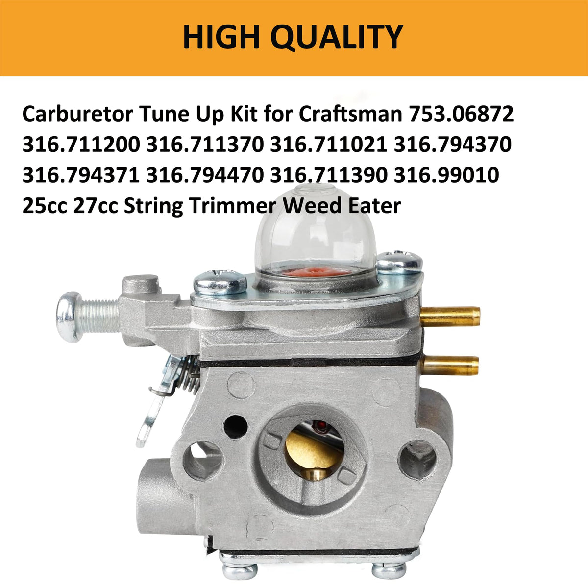 Tormudaca spark plug for carburetor kit, improves ignition reliability