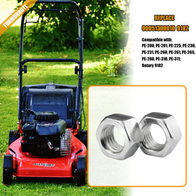Two-pack blade head nuts for cost-effective replacements